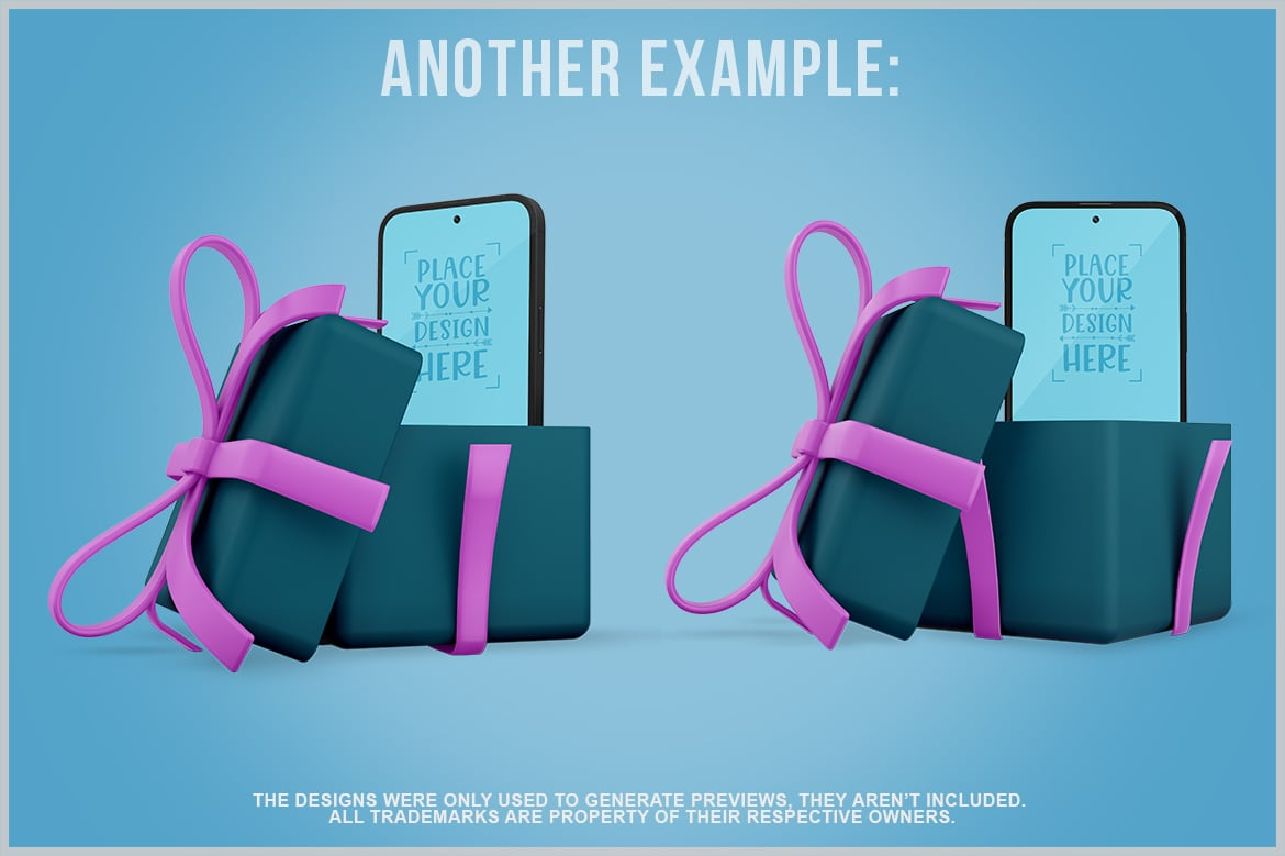 图片[5]-Phone Inside Gift Box Mockup（067725）-技能树